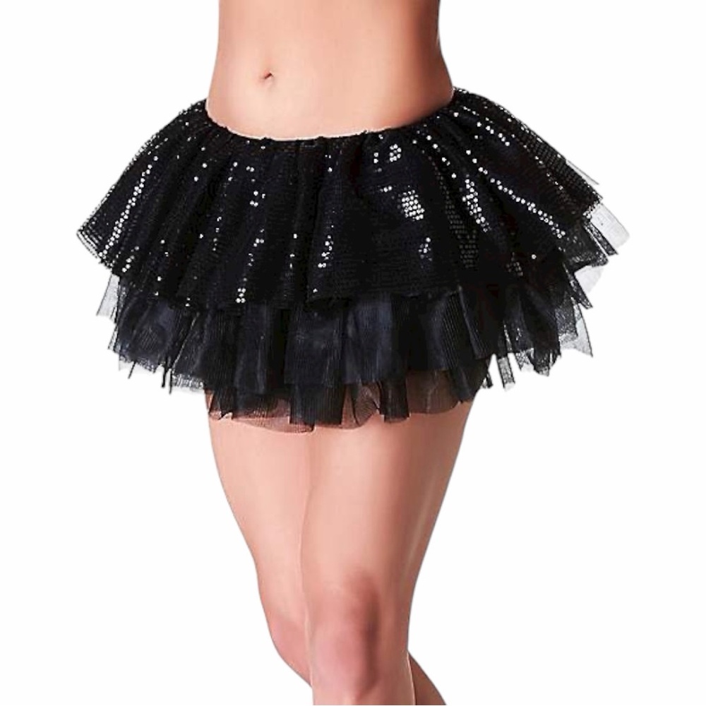 Spirit Black Sequin Mini Tutu
